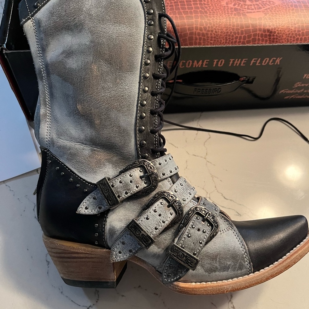 Freebird Boots, Brand new, size 7-1/2.  Original box and packaging. Never worn.